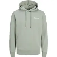 Jack & Jones Sudadera 'JJBeau' verde pastel / blanco