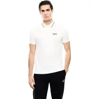 Emporio Armani para hombre. 8NPF16_PJVUZ Polo Core Identity de piqué blanco (L), Casual, Algodón, Manga corta, outlet 2026.