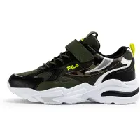 FILA Madrun Velcro Kids Olive Night Talla: 32 | Calzado Outlet | Unisex | Negro