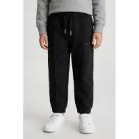 Calvin Klein Boys Relaxed Pintuck Sweatpant Black Talla: 4 | Pantalones Outlet | Unisex | Negro