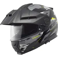 Schuberth E2 Trail Casco Abatible Mate/Negro/Amarillo/Antracita 59 unisex, talla L