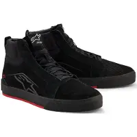 Alpinestars Ride-63 leather Zapatilla deportiva Negro/Rojo neón 9 hombres multicolor