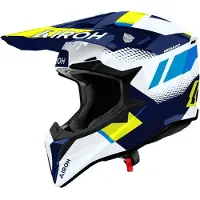 Airoh Wraaap Vision Casco De Cross Blanco/Azul S unisex