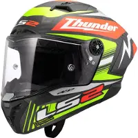 LS2 Casco Integral Ff805 Thunder Gp Aero Replica Gregg Black