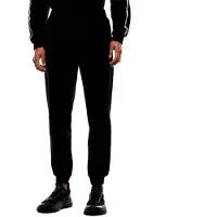 EA7 para hombre. 7M001482_AF12660 Pantalón Logo Series negro (3XL), Casual, Deportivo, Algodón, outlet 2026.