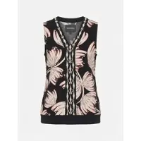 KOROSHI Camiseta beige / altrosa / negro
