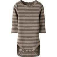 Name it Pijama entero/body 'NBNBANIO' marrón / marrón oscuro