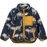 Liewood Chaqueta polar 'Nolan' navy / amarillo / negro / blanco