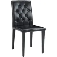 STILVORA : Juego de 4 sillas de comedor en intenso, ideales para espacios europeos. Sillas tapizadas con un estilo de lujo discreto, con patas de metal para una amplia variedad de combinaciones. Color:
