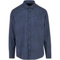 FYNCH-HATTON Camisa navy / azul claro