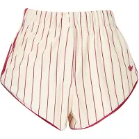 Adidas Originals Pantalón 'PINSTRIPE FIREBIRD' beige / rojo oscuro