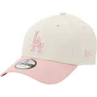 New Era Gorra '9Forty Los Angeles Dodgers' beige claro / altrosa
