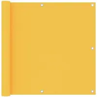 OEM Pared para jardín - 90 x 600 cm - Panel divisor - Protección solar - Amarillo - Resistente al viento y a los rayos UV - Larga - Sin costuras