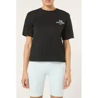 FILA Villa Relaxed Graphic T-shirt Black Talla: M | Camisetas de Seda Outlet | Mujer | Negro