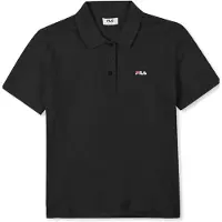 FILA Ponderano Slim Polo Shirt Black Talla: XL | Polos Outlet | Mujer | Negro