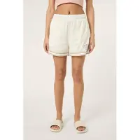 FILA Villanova Relaxed Mesh Shorts Egret Talla: M | Pantalones Cortos Outlet | Mujer