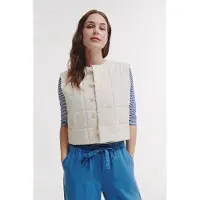 Josephine & Co Billie Gilet Sand Talla: 44 | Chaquetas Outlet | Mujer | Marrón