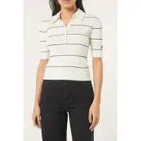 FILA Montecarlo Slim Fine Knitted Polo Shirt Egret Talla: XL | Polos Outlet | Mujer