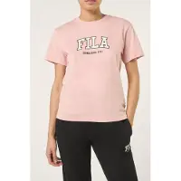 FILA Rifredi Regular Graphic T-shirt Mellow Rose Talla: S | Camisetas de Seda Outlet | Mujer | Rosa