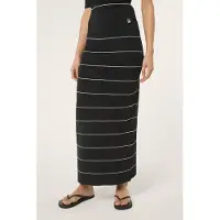 FILA Montecarlo Straight Fine Knitted Skirt Black Talla: XS | Faldas Maxi Outlet | Mujer | Negro