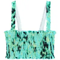 Next Top de bikini turquesa / verde / verde oscuro
