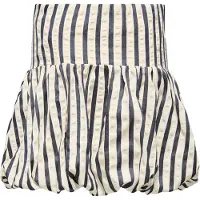 ONLY GIRLS Falda 'Milani' crema / negro moteado / blanco