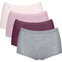 Sloggi Panti 'Basic+' gris moteado / baya / rosa claro / blanco