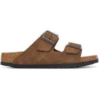 Birkenstock para mujer. 1032717 Sandalias de Piel Arizona (Ajuste Estrecho) marrón (36), Plano, Ante, Ninguno, Casual, outlet 20