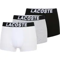 Lacoste Calzoncillo boxer gris moteado / negro / blanco