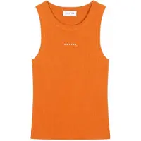 OH APRIL Top 'Dara' naranja / blanco