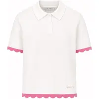 OH APRIL Camiseta 'Dalia' rosa claro / blanco