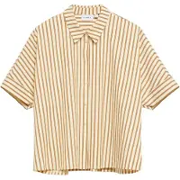 Comma Blusa crema / marrón claro