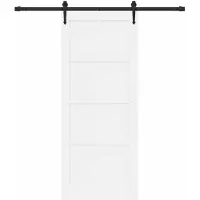 vidaXL Puerta corredera ORKDAL, 83 x 202 cm, madera maciza de pino