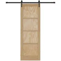 vidaXL Puerta corredera ORKDAL, 73,5 x 211 cm, madera maciza de pino