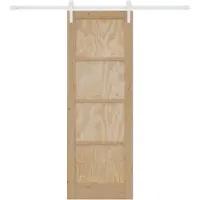 vidaXL Puerta corredera de 73,5 x 211 cm, fabricada en madera maciza de pino