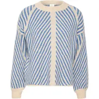 Kaffe Jersey 'Vera' beige / azul cielo
