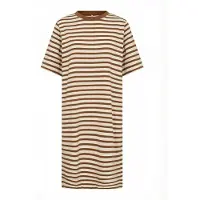 Soyaconcept Vestido 'Fidelia' chocolate / blanco natural