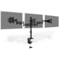 Digitus Soporte De Monitor De 3 Pliegues Con Montaje De Abrazadera 15-27