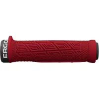 Ergon - GDH Team - Puños para bicicleta size One Size, rojo