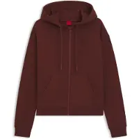 HUGO para mujer. 50535240 Sudadera Dalfine marrón (S), Casual, Algodón, outlet 2026.