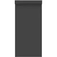 vidaXL . Persianas enrollables, color antracita, 100 x 210 cm, de aluminio y poliuretano