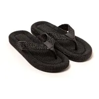 Brasileras Sandalias de dedo 'Flopee' negro