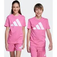 Adidas - Kid's Bold Tee 160 - Camiseta de manga corta size 176, fucsia