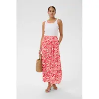 Kaffe Falda 'KAEdita' rojo / blanco