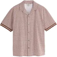 Next Camisa marrón / marrón rojizo / blanco