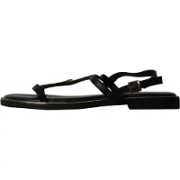 Super Mode Sandalias 'Flache Riemchensandalen von Loevah Paris' negro