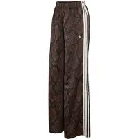Adidas adidasPANTALÓN WIDE LEG SATIN SNAKE PRINT S Earth Strata / Aurora Coffee Mujer