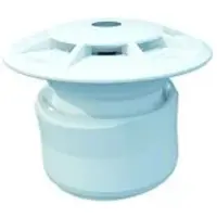 AstralPool 22353: Boquilla de retorno para fondo de piscina, con junta giratoria, color blanco. Blanco, talla única