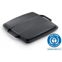 Durable Tapa resistente para el contenedor de residuos DURABIN ECO (90 litros, negro)
