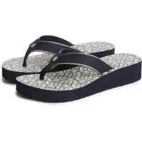Tommy Hilfiger Sandalias de dedo navy / oro